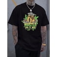 thumbnail image 1 of Money printed T-shirt, MEN'S T-shirt, summer casual short sleeve t-shirt, Casual Sporty Tee, Comfy Tee, 1 of 4