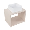 thumbnail image 2 of Concorde 24'' Wall-Hung Vanity In Brown Oak, 2 of 7