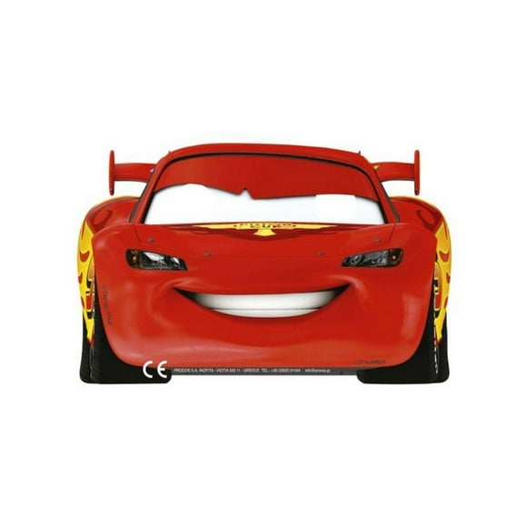 Cars Lightning McQueen Masque de Fête (Lot de 6)