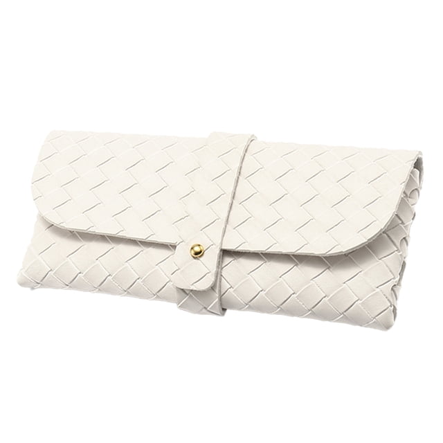 Caja de cuero portátil de las gafas, caja flexible de la bolsa de las gafas de sol para la caja horizontal de la lente de los hombres de las mujeres