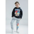 thumbnail image 4 of SEGA Sonic The Hedgehog Tails Knuckles Fleece Pullover Hoodie and Pants Outfit Set Little Kid to Big Kid, 4 of 5