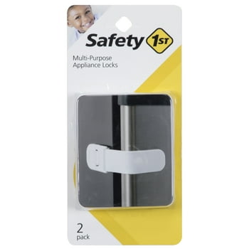 Safety 1ˢᵗ Multi-Purpose Appliance Lock (2pk), White