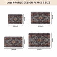 thumbnail image 4 of Retro Boho Door Mat Indoor Outdoor,Rustic Flowers Modern Geometric Abstract Art Non Slip Welcome Mat with Rubber Backing,Absorbent Fabric Front Door Mats Entryway Rug for Home Patio Entrance 18"x30", 4 of 8