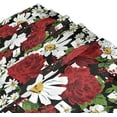 thumbnail image 3 of FREEAMG Shower Curtains Chrysanthemum Peony Flower Curtain，Waterproof Fabric Decor Shower Curtains for Bathroom Set with 12 Hooks, 66"x 72", 3 of 6