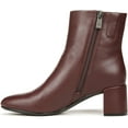 thumbnail image 2 of Naturalizer Womens River Heeled Ankle Boot Cabernet Sauvignon Red Leather 10M, 2 of 5