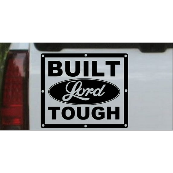 Built Lord Tough Car or Truck Window Decal Sticker