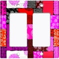 thumbnail image 6 of Metal Light Switch Plate Cover Safari African Tribal Art Pattern Pink SFR006, 6 of 13