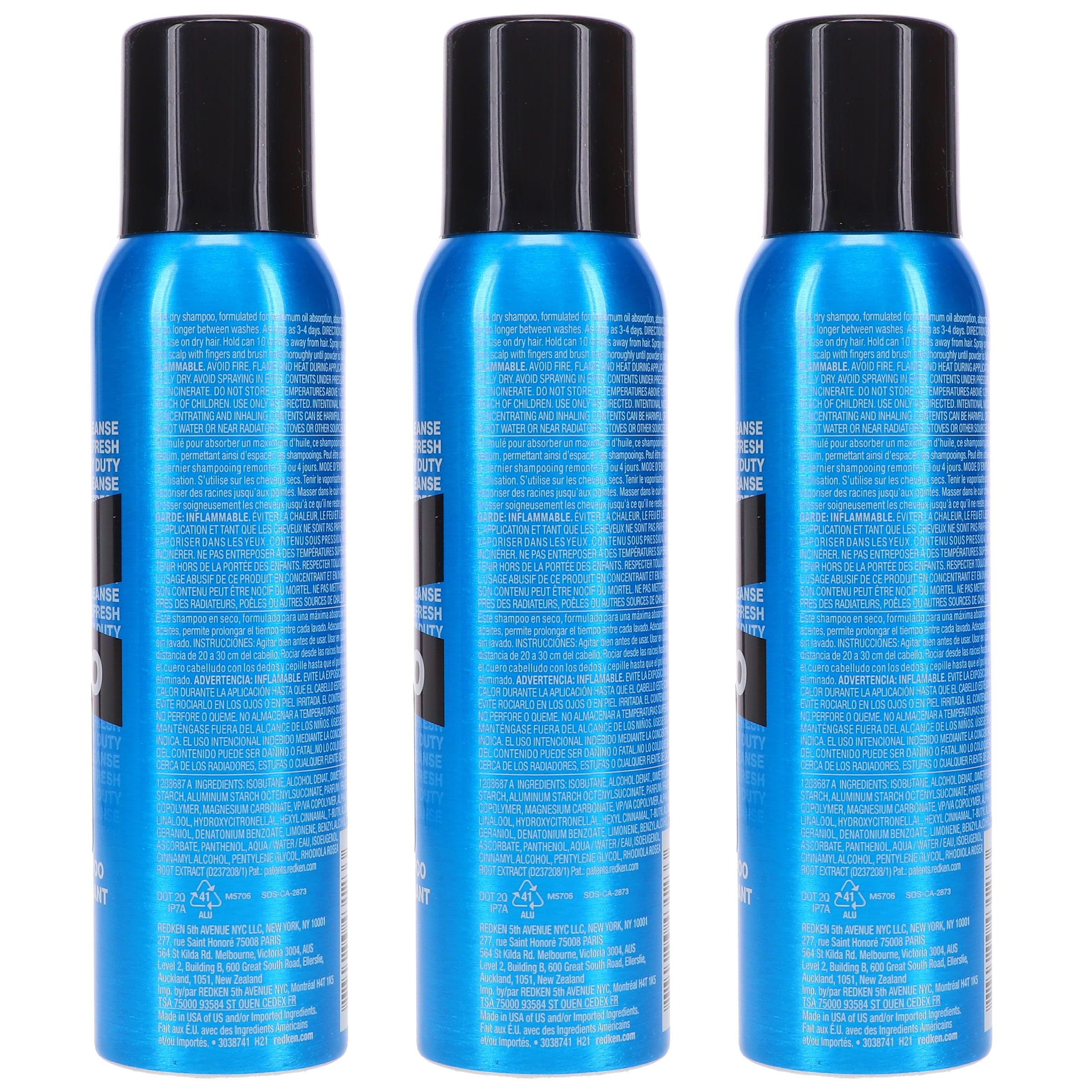Redken Deep Clean Dry Shampoo 3.1 oz 3 Pack