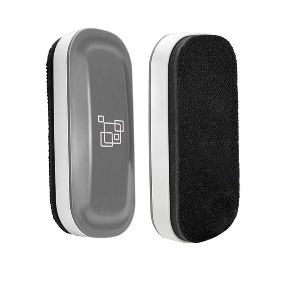 Borrador magnético de borrado en seco maxtek, paquete de 2 para pizarra blanca