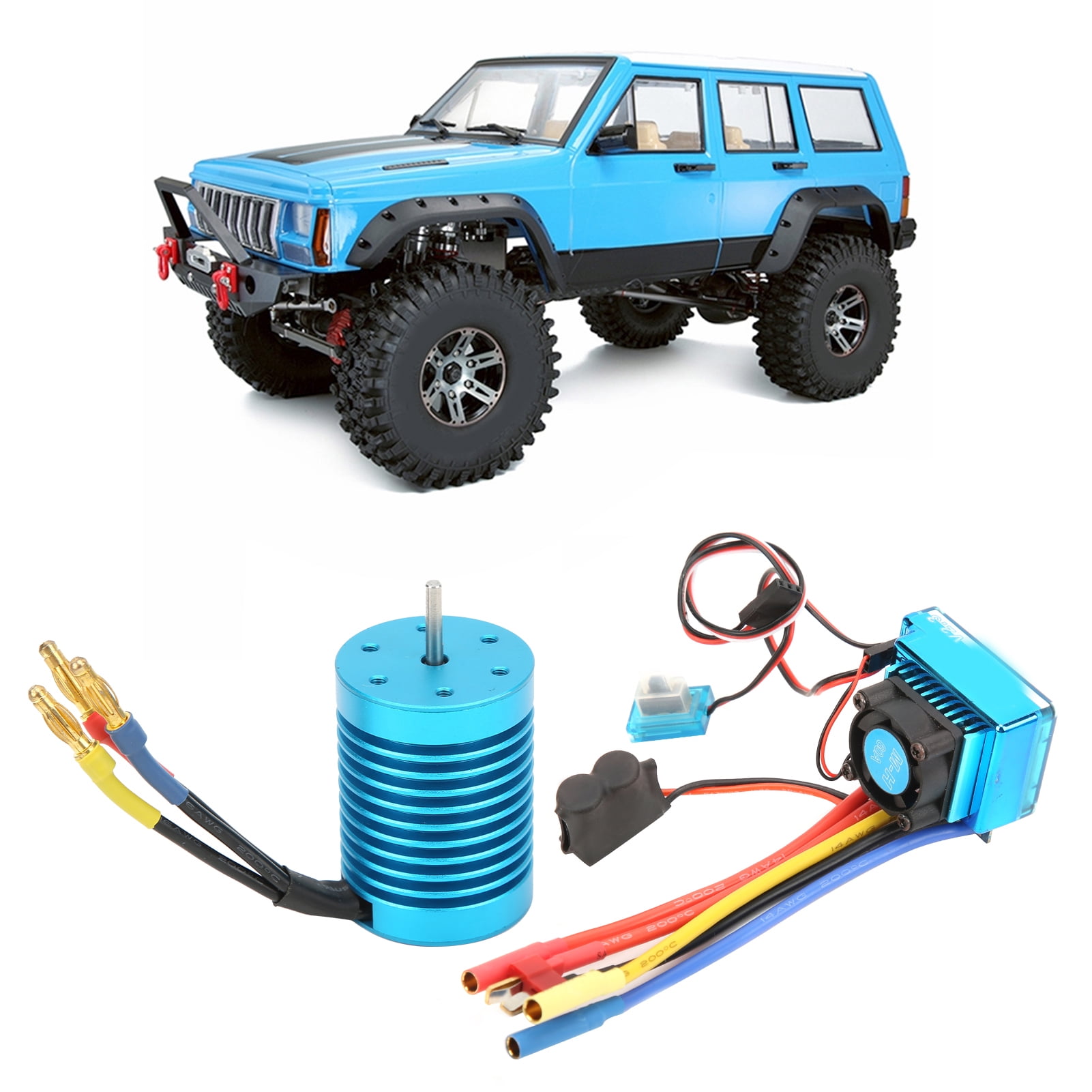 Motor Sin Escobillas Rc F540 9t 4370kv, Eje Impermeable De 3 | Envío gratis