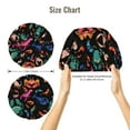 thumbnail image 5 of Pofeuu Animals Under Water Print Silk Bonnet for Sleeping, Satin Hair Bonnets, Soft Elastic Band Silk Sleep Cap, Hair Wrap, 5 of 6
