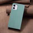 thumbnail image 2 of Allytechgroup Wallet Case for iPhone 11, PU Leather Case with Credit Card Slot Magnetic Closure Floral Cutout Shockproof Protective Back Cover for iPhone 11, Green, 2 of 9