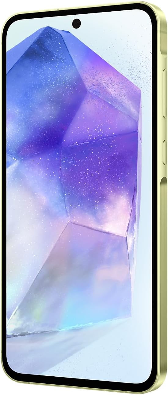 Samsung Galaxy A55 5G (128GB + 8GB) (for Tmobile Mint Tello & Global) GSM Unlocked (No CDMA) 6.6" 120Hz 50MP (International Model) (Lemon)