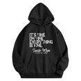 thumbnail image 4 of WCJM Women's Hooded Sweatshirt Long Sleeve Hoodie Sweatshirt Women Casual Pullover Top with Pouch Front Pocket, 4 of 6