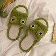 thumbnail image 4 of Cute Frog Slipper Girls Winter Warm Cartoon Animal home Slippers, 4 of 4
