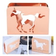 thumbnail image 4 of Tenedor Independiente De La Servilleta De Papel, Tenedor Hueco Material De La Servilleta Del Hierro Del Modelo Del Caballo Del Hierro Para El Restaurante Cergrey Oro rosa, 4 of 8