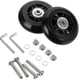 thumbnail image 1 of Ruedas de repuesto para maletas de equipaje, ruedas giratorias, kits de reparación de rodamientos de goma (70mm x 24mm), 2 uds., 1 of 3