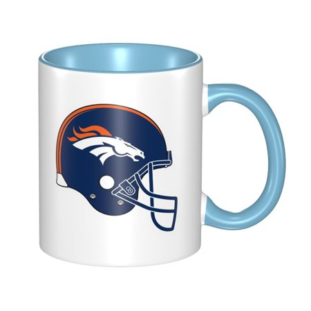 

Denver_Broncos 11 Oz Originality Coffee Mugs Large Water Mugs With Handle Porcelain Coffee Cup Thank You Gifts For Mom Dad And Friends Sky Blue