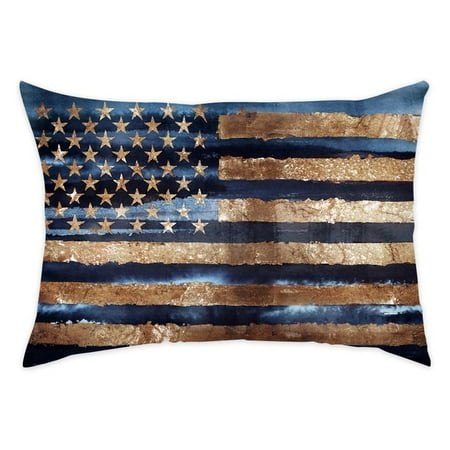 Oliver Gal 14 X 20 In Rocky Freedom Throw Pillow Walmart Com