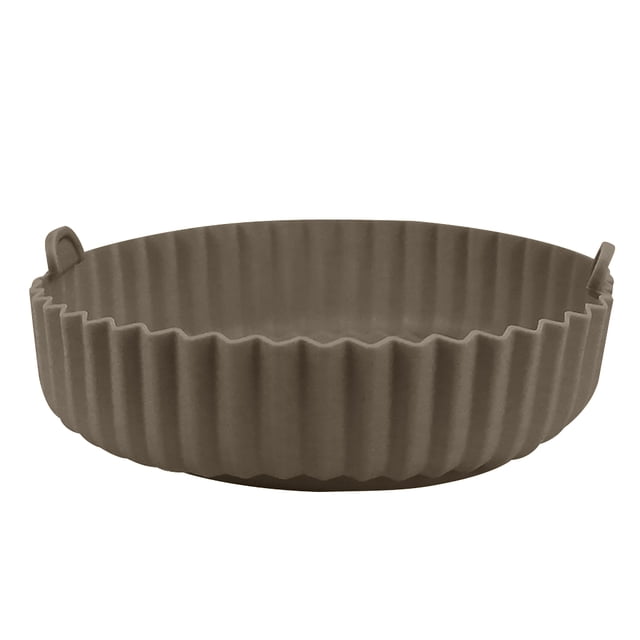 Advancent Freidora de aire resistente al calor, olla de silicona, revestimiento antiadherente, hornos, bandeja para hornear, cestas de pollo, panadería, Herramientas y accesorios para hornear gris Advancent HA059581-01