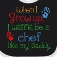thumbnail image 4 of Inktastic Chef Like Daddy Boys or Girls Baby Bib, 4 of 4
