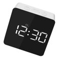 thumbnail image 3 of Kenally 4 colores TS-S70 espejo multifuncional LED Digital espejo cuadrado reloj con temperatura reloj despertador Digital moderno Artesanía No.01 Kenally GJ4346-01B, 3 of 6