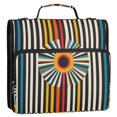thumbnail image 5 of FORMRS Zipper Binder with Shoulder Strap 2-inch Ring 500 Sheet Capacity File Bag, Geometric Stripes, 5 of 5