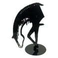 thumbnail image 1 of Kissing Horse Sculpture Modern Sculpture Outdoor Rural Metal Art Men's Gift, 1 of 5