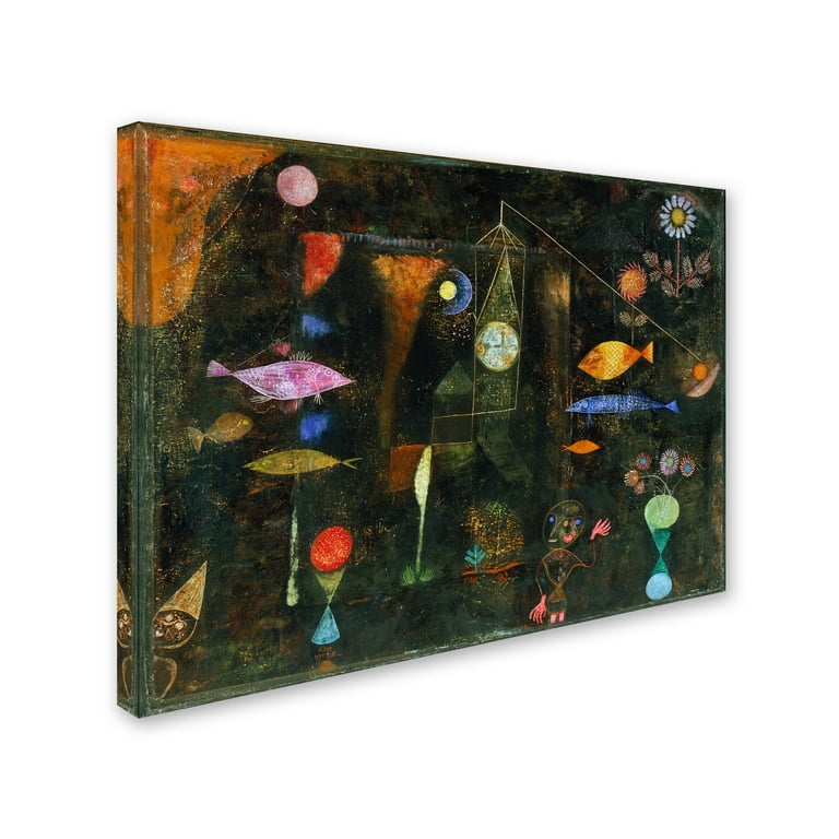 Trademark Fine Art 'Fish Magic' Canvas Art by Paul Klee 