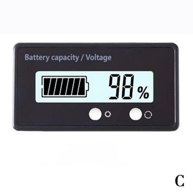 LCD Battery Capacity Indicator Digital Voltmeter Voltage Meter Monitor