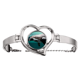 thumbnail image 1 of Ocean Deep Blue Penguin agua foto Pulsera pulsera de joyería en forma de corazón Unbranded M, 1 of 3