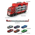 thumbnail image 2 of BESLY Toddler Deformation Big Car Toys for 3 4 5 6 7 8 Years Old Boys, Deformation Toys Car Carrier Vehicle Toy Set- Open 66 "Driveway, 2 of 12