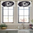 thumbnail image 4 of LALILO Kitchen Curtain Valance Ethnic Boho Tribal Art Cloth Rod Pocket Window Curtain 52"x 18" Set of 2, 4 of 7