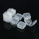 thumbnail image 2 of Pequeño almacenamiento plástico transparente 10 piezas joyería portátil Flip limpieza y organizadores, 2 of 5