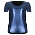 thumbnail image 5 of Breezora Workout Compression Top for Men Breathable Slim Fit Short Sleeve Shirt Enhances Performance During Training and Gym Sessions XXXL Size Blue, 5 of 5