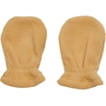 thumbnail image 3 of Hudson Baby Toddler Fleece Trapper Hat and Mitten 2pc Set, Tan, 18-24 Months, 3 of 5