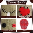 thumbnail image 4 of Set de muñecas Voodoo Kathfly Horror Doll con 7 alfileres de 18 cm, 4 of 6