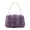 #A05-Purple, variant on Classic Lace 3D Rose Evening Clutch for Women, Detachable Metal Chain Shoulder Crossbody Formal Purse for Bridal Wedding Guest Prom Cocktail,Purple
