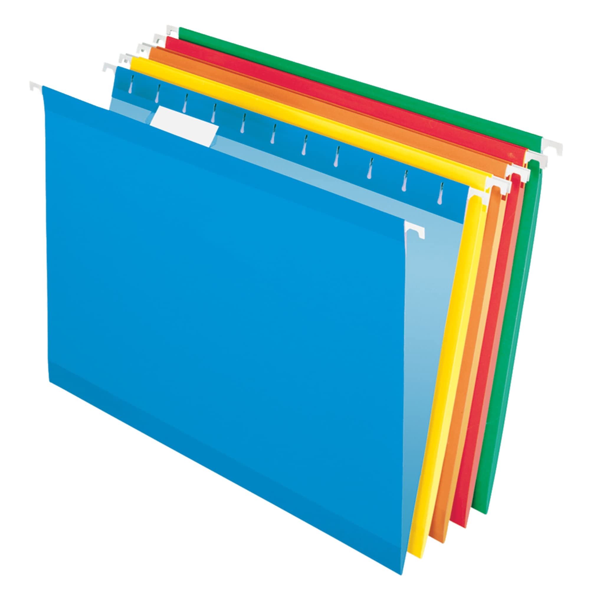 Office Depot Hanging Folders, 15 3/4in. x 9 3/8in., Legal Size, Assorted Primary Colors, Box Of 25, OM97649