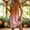 Orange, variant on QUNYINEY Summer Plus Size Sundresses for Women A Line Mini Gradient Sleeveless Tank Dress V-Neck Vacation with Pockets Loose Fit Dresses