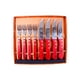 thumbnail image 1 of Set Cuchillos Y Tenedores Cubiertos Para Carne Acero Inox Color Cafe, 1 of 3