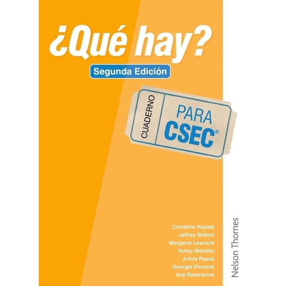 ?Que Hay? Cuaderno Csec Second Edition, (Spiral-Bound)