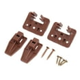 thumbnail image 1 of Drawer Track Guide and Glides,  Center Mount Drawer Slides Easy Installation 10 Pack  for Night Stand, 1 of 7
