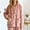 Orange, variant on Bed Jackets for Women Fuzzy Fleece Long Sleeve Button Up Cozy Loungewear Coat Winter Warm Sherpa Jacket Coat with Pockets