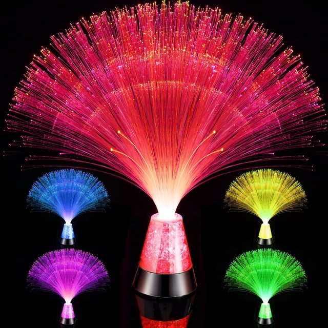 Lámparas de fibra óptica LED Iluminación de luz sensorial Luz de fibra óptica Glacier Lite con cambio de color