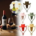 thumbnail image 4 of Blarkrus Cowboy Hat Wine Bottle Stopper,Reusable Beverage Br Champagne Wine Stge Stopper,Colorful Leakproof Seal F Stoppers Cute Wine Toppers for Holiday Preserver, 4 of 8