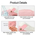 thumbnail image 4 of Willtoo Womens Fur Lined Clogs Memory Foam Warm Fuzzy Slippers Winter Waterproof Indoor Outdoor Slipper Pink 4, 4 of 5