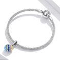 thumbnail image 2 of 925 Sterling Silver Girls' Bead Bracelets Dangle,Women's Bead Charms,Pendants Necklaces Charm Diy Fashion Jewelry Fits for Pandora Bracelets, 2 of 4