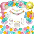 thumbnail image 1 of Pastel Balloons Garland Arch Kit for Girls 53 Pack Macaron Color Happy Birthday Sky Rainbow Theme Party Decorations Supplies for Wedding Baby Shower w, 1 of 5