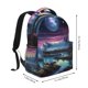 thumbnail image 2 of Fotbe Fantasy Landscape Starry Night Mochila Casual con Estampado para Escuela, Viajes y Actividades al Aire Libre - Duradera, Ligera y Cómoda, 2 of 5